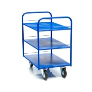 Тележка платформенная Стелла-техник КР-3-125-К 3-х ярусная, 600х900 мм Тележка платформенная Стелла-техник КР-3-125-К 3-х ярусная, 600х900 мм
