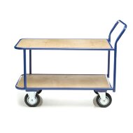 Тележка платформенная Стелла-техник КП-2-Ф-5-8-160-К, 2-х ярусная, 500х800 мм Тележка платформенная Стелла-техник КП-2-Ф-5-8-160-К, 2-х ярусная, 500х800 мм