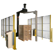 Полуавтоматическая машина для упаковки паллет в стрейч-пленку (паллетообмотчик) с вращающейся «рукой» RA-S Полуавтоматическая машина для упаковки паллет в стрейч-пленку (паллетообмотчик) с вращающейся «рукой» RA-S