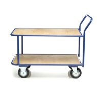 Тележка платформенная Стелла-техник КП-2-Ф-5-8-150-И, 2-х ярусная, 500х800 мм Тележка платформенная Стелла-техник КП-2-Ф-5-8-150-И, 2-х ярусная, 500х800 мм