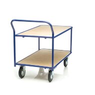 Тележка платформенная Стелла-техник КП-2-Ф-5-8-200-К, 2-х ярусная, 500х800 мм Тележка платформенная Стелла-техник КП-2-Ф-5-8-200-К, 2-х ярусная, 500х800 мм