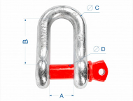 Скобы такелажные прямые