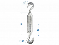 Талреп HH (крюк-крюк)