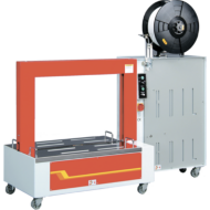 Стреппинг-машина TP-601L для широких ПП лент с низким столом Стреппинг-машина TP-601L для широких ПП лент с низким столом