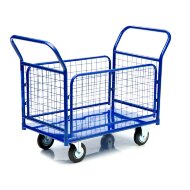 Тележка платформенная Стелла-техник КПО-500С-125-И, с бортами, 650х1150 мм Тележка платформенная Стелла-техник КПО-500С-125-И, с бортами, 650х1150 мм