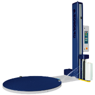 Полуавтоматическая машина для упаковки паллет в стрейч-пленку (паллетообмотчик) модель Rotoplat 307FR/TP307FR