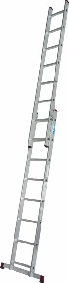 Двухсекционная выдвижная лестница CORDA 2х8 с траверсой, артикул 032188 Двухсекционная выдвижная лестница CORDA 2х8 с траверсой, артикул 032188