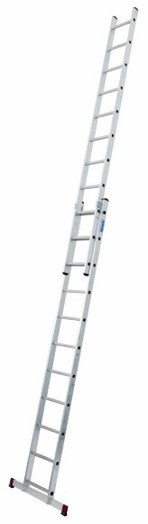 Двухсекционная выдвижная лестница CORDA 2х11 с траверсой, артикул 032195 Двухсекционная выдвижная лестница CORDA 2х11 с траверсой, артикул 032195