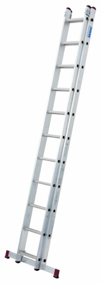 Двухсекционная выдвижная лестница CORDA 2х11 с траверсой, артикул 032195 Двухсекционная выдвижная лестница CORDA 2х11 с траверсой, артикул 032195