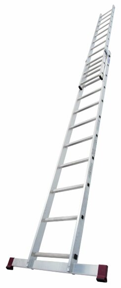 Двухсекционная выдвижная лестница CORDA 2х11 с траверсой, артикул 032195 Двухсекционная выдвижная лестница CORDA 2х11 с траверсой, артикул 032195