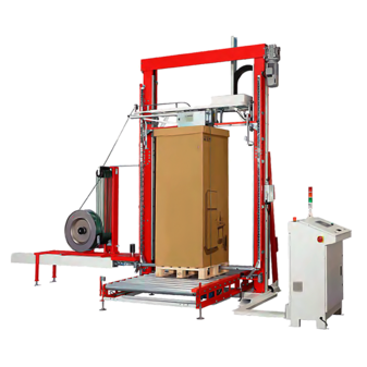 Автоматическая стреппинг машина вертикальной обвязки паллет TP-733VTS Zelos