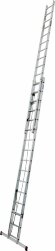 Двухсекционная лестница с перекладинами, выдвигаемая тросом CORDA, 2х16, артикул 031525