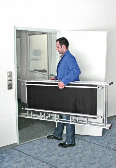 Складывающиеся подмости CORDA, пример использования