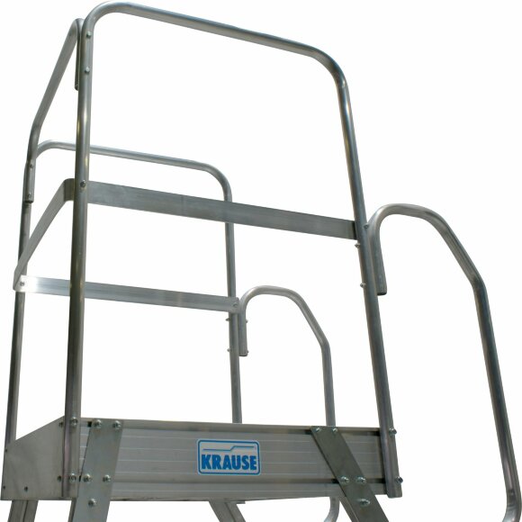 Односторонняя передвижная лестница CORDA с площадкой, особенности продукта