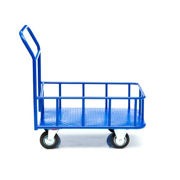 Тележка платформенная Стелла-техник КПБ-300-200-К, с бортом, 600х900 мм