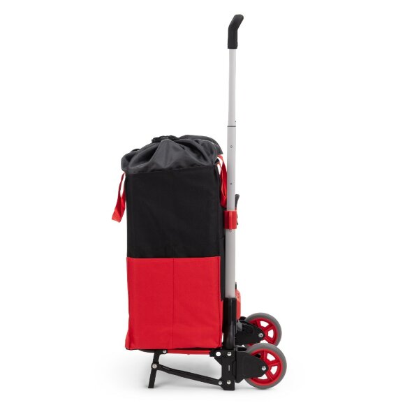 Сумка-тележка хозяйственная складная на колесах Стелла-техник MCB, съемная сумка, 60 кг