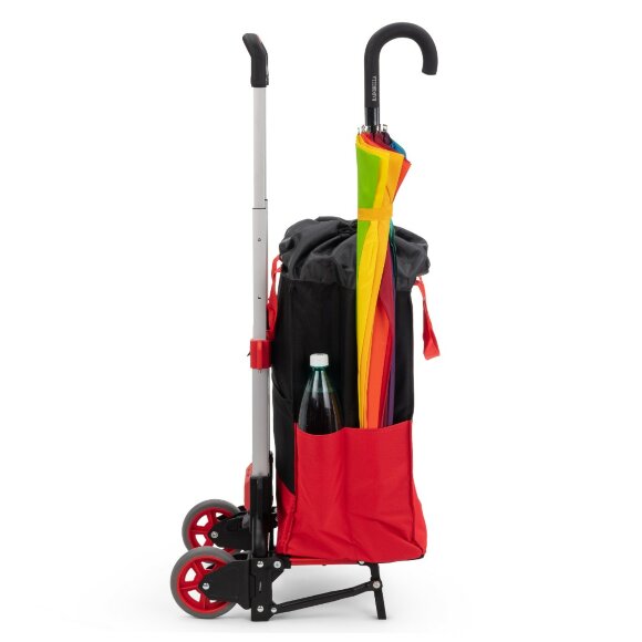 Сумка-тележка хозяйственная складная на колесах Стелла-техник MCB, съемная сумка, 60 кг