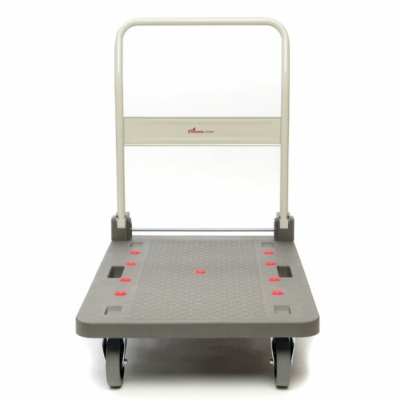 Тележка платформенная Стелла-техник FW-250П 900х610 со складной ручкой, грузоподъемность 250 кг