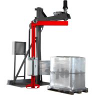 Полуавтоматическая машина для упаковки паллет в стрейч-пленку (паллетообмотчик) с вращающейся «рукой» Vasco 700 Полуавтоматическая машина для упаковки паллет в стрейч-пленку (паллетообмотчик) с вращающейся «рукой» Vasco 700