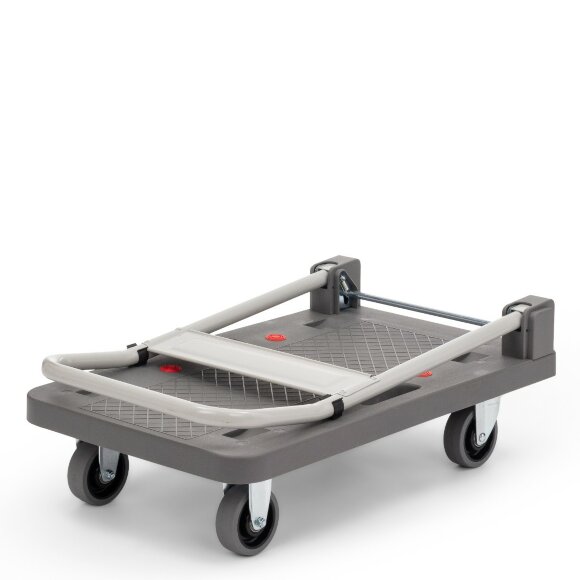 Тележка грузовая платформенная Стелла-техник FW-150П со складной ручкой, 150 кг