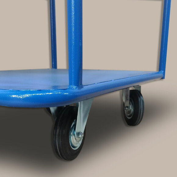 Тележка платформенная Стелла-техник КП-2-М-5-8-125-И, 2-х ярусная, 500х800 мм