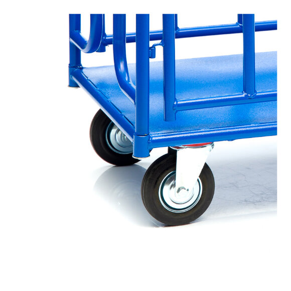 Тележка платформенная Стелла-техник КПО-300Т-200-К, с бортами, 600х1000 мм Тележка платформенная Стелла-техник КПО-300Т-200-К, с бортами, 600х1000 мм