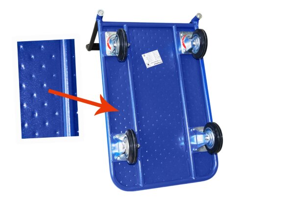 Тележка платформенная Стелла-техник КП-300-160-К, 600х900 мм