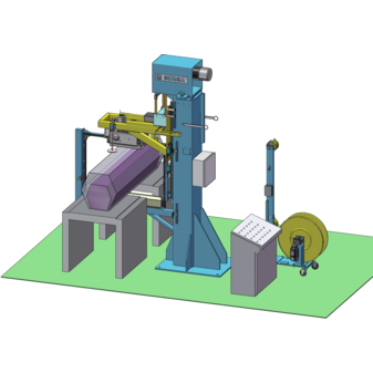 Автоматическая стреппинг машина для обвязки труб