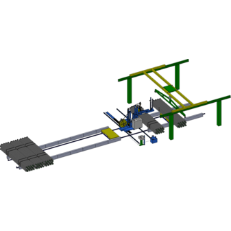 Автоматическая стреппинг машина для обвязки труб
