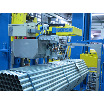 Автоматическая стреппинг машина для обвязки труб