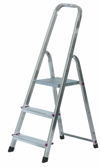 Стремянка односторонняя CORDA 1х3, артикул 000712 Стремянка односторонняя CORDA 1х3, артикул 000712