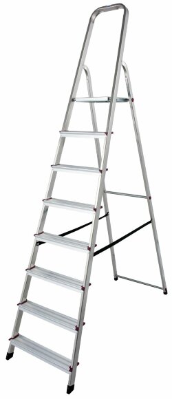 Стремянка односторонняя CORDA 1х8, артикул 000767 Стремянка односторонняя CORDA 1х8, артикул 000767