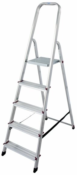 Стремянка односторонняя CORDA 1х5, артикул 000729 Стремянка односторонняя CORDA 1х5, артикул 000729