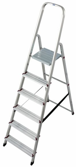 Стремянка односторонняя CORDA 1х6, артикул 000736 Стремянка односторонняя CORDA 1х6, артикул 000736