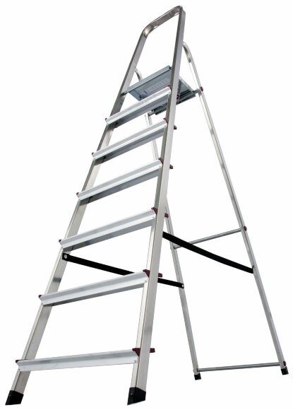 Стремянка односторонняя CORDA 1х7, артикул 000743 Стремянка односторонняя CORDA 1х7, артикул 000743