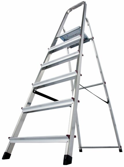 Стремянка односторонняя CORDA 1х6, артикул 000736 Стремянка односторонняя CORDA 1х6, артикул 000736