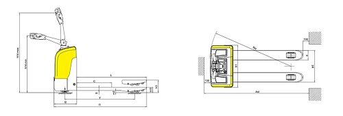 Электротележка Xilin CBD15W / CBD18W / CBD20W