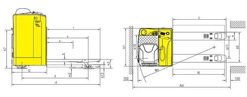 Электротележка Xilin CBD20Z / CBD25Z