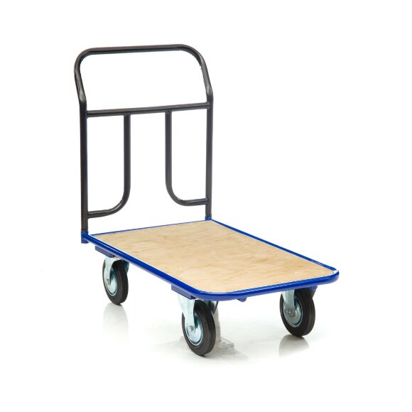 4-х колесная тележка Стелла-техник КПТ-500 125-К с фанерной платформой (600х1000) 4-х колесная тележка Стелла-техник КПТ-500 125-К с фанерной платформой (600х1000)