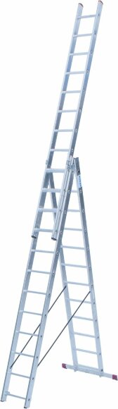 Трехсекционная универсальная лестница CORDA  3х12, артикул 010445 Трехсекционная универсальная лестница CORDA  3х12, артикул 010445