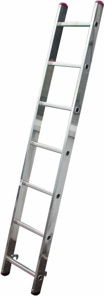 Трехсекционная универсальная лестница CORDA  3х7, артикул 010377, применение в качестве приставной лестницы Трехсекционная универсальная лестница CORDA  3х7, артикул 010377, применение в качестве приставной лестницы