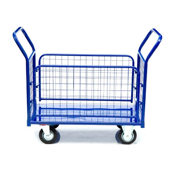 Тележка платформенная Стелла-техник КПО-300-С-200-И, с бортами, 600х1000 мм