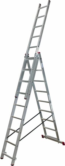 Трехсекционная универсальная лестница с допфункцией CORDA 3х9,аритикул 013392 Трехсекционная универсальная лестница с допфункцией CORDA 3х9,аритикул 013392