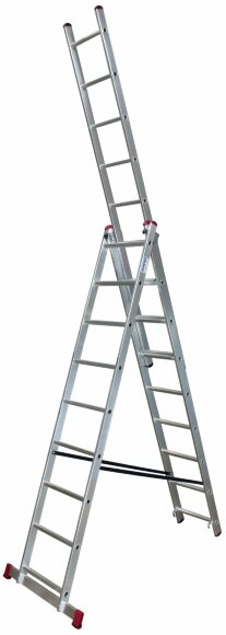 Трехсекционная универсальная лестница с допфункцией CORDA 3х9,аритикул 013392 Трехсекционная универсальная лестница с допфункцией CORDA 3х9,аритикул 013392