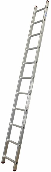 Приставная односекционная лестница с перекладинами CORDA 1х11, артикул 010117