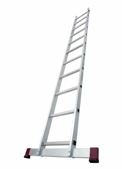 Приставная односекционная лестница с перекладинами и траверсой CORDA 1х11, артикул 030184 